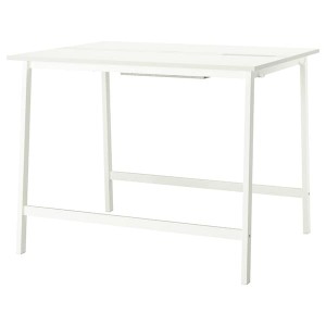 IKEA MITTZON conference table, 55 1/8x42 1/2x41 3/8 in White, Ikea Ireland | 5280PMONY