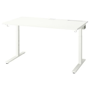 IKEA MITTZON desk, 55 1/8x31 1/2 in White, Ikea Ireland | 3426VPBWC