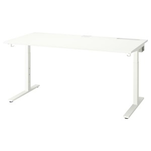 IKEA MITTZON desk, 63x31 1/2 in White, Ikea Ireland | 1926TJGQX