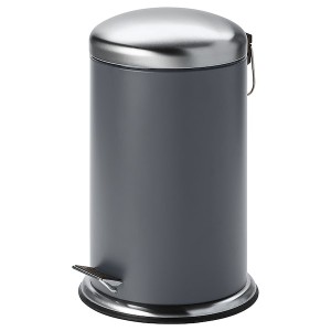 IKEA MJÖSA pedal bin, dark gray, 3 gallon, Ikea Ireland | 5403SNYZR