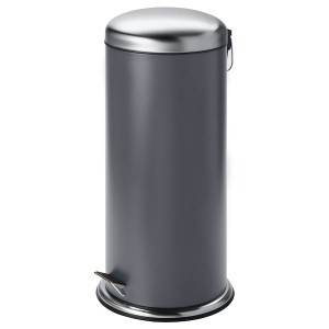 IKEA MJÖSA pedal bin, dark gray, 8 gallon, Ikea Ireland | 0928XYERO
