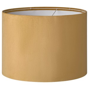 IKEA MOLNSKIKT lamp shade, 17 in Dark Yellow Velvet, Ikea Ireland | 3914XHRTU