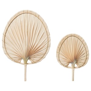 IKEA MOLNSKOG wall decoration, set of 2, palm leaf handmade, Ikea Ireland | 5924GJNUB