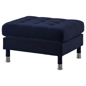IKEA MORABO ottoman Djuparp Dark Blue / Metal, Ikea Ireland | 4965LGFZD