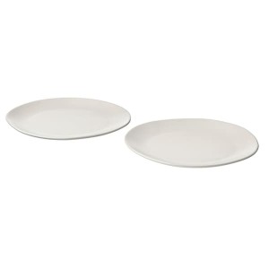IKEA ÖMSESIDIG plate, white, 10 in, 2 pack, Ikea Ireland | 9560AKJDL