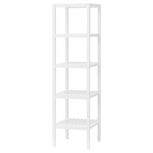 IKEA MUSKAN shelf unit, 14 5/8x55 1/8 in White, Ikea Ireland | 9137UQEYW