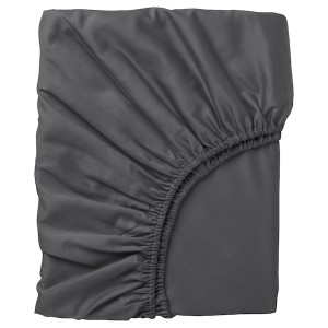 IKEA NATTJASMIN fitted sheet, King Dark Gray, Ikea Ireland | 8724SRYIP