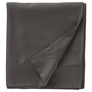 IKEA NATTJASMIN flat sheet, King Dark Gray, Ikea Ireland | 2379ECFHW