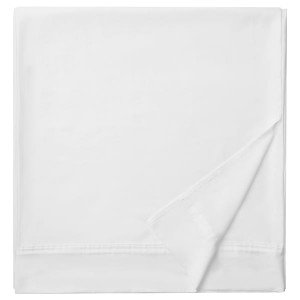 IKEA NATTJASMIN flat sheet, Queen White, Ikea Ireland | 5479GTCWL