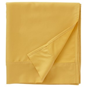 IKEA NATTJASMIN flat sheet, Queen Yellow, Ikea Ireland | 5230UKNCQ