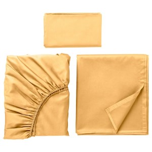 IKEA NATTJASMIN sheet set, Twin Yellow, Ikea Ireland | 1362ASURZ