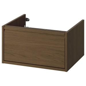 IKEA ÄNGSJÖN Bathroom vanity with drawer, 24x21x13 1/8 in Brown Oak Effect, Ikea Ireland | 8641WBAFV