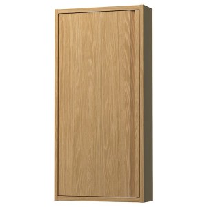 IKEA ÄNGSJÖN wall cabinet with door, 18x6x37 in Oak Effect, Ikea Ireland | 5174RONZB