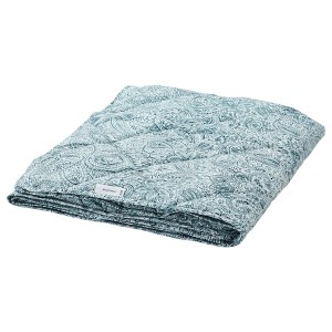 IKEA ÄNGSSTAMFLY duvet insert, light warm, blue/white, Twin, Ikea Ireland | 2491HBKGQ