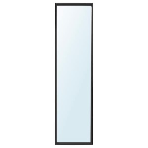 IKEA NISSEDAL mirror, 15 3/4x59 in Black, Ikea Ireland | 0529ATMDU