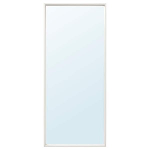 IKEA NISSEDAL mirror, 25 5/8x59 in White, Ikea Ireland | 2618PALHJ