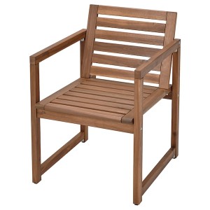 IKEA NÄMMARÖ armchair, outdoor Light Brown Stained, Ikea Ireland | 8274MDCRY