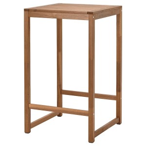 IKEA NÄMMARÖ bar table, outdoor, light brown stained, 24 3/4x24 3/4 in, Ikea Ireland | 2470LKNCU