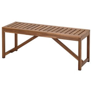 IKEA NÄMMARÖ bench, outdoor, light brown stained, 47 1/4 in, Ikea Ireland | 7591DKETV
