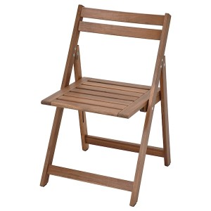 IKEA NÄMMARÖ chair, outdoor, foldable Light Brown Stained, Ikea Ireland | 9013QKOHA