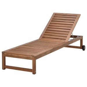 IKEA NÄMMARÖ chaise Outdoor Light Brown Stained, Ikea Ireland | 5796NYKFB