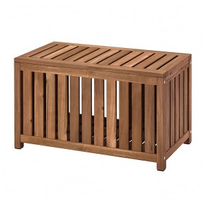 IKEA NÄMMARÖ storage box, light brown stained indoor/outdoor, 31 1/2x15 3/4x17 3/4 in, Ikea Ireland | 3014HQUIR