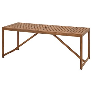 IKEA NÄMMARÖ table, outdoor, light brown stained, 78 3/4x29 1/2 in, Ikea Ireland | 0827ZTEMP