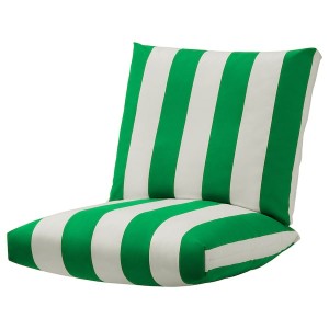 IKEA ÖNNESTAD cushion set armchair Green / White / Radbyn, Ikea Ireland | 8569MVSBP
