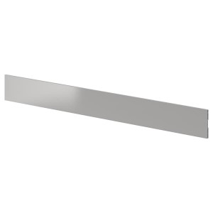 IKEA NOGSTA toekick, stainless steel color, 84x4 1/2 in, Ikea Ireland | 6032RKACZ