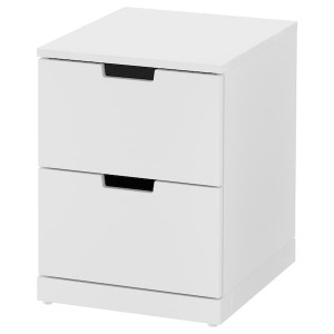 IKEA NORDLI 2-drawer chest, 15 3/4x21 1/4 in White, Ikea Ireland | 5914XAMCI
