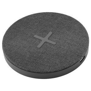 IKEA NORDMÄRKE wireless charger Textile / Gray, Ikea Ireland | 6379NIWAV