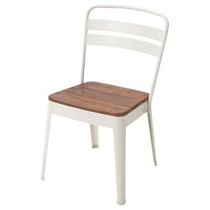 IKEA NORRMANSÖ chair, outdoor, indoor/outdoor beige/acacia, Ikea Ireland | 2094BRSPZ