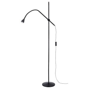 IKEA NÄVLINGE LED floor/read lamp Black, Ikea Ireland | 5912OEUTB
