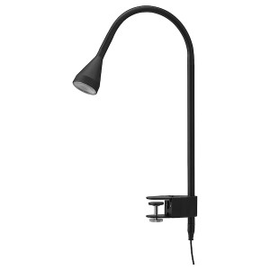 IKEA NÄVLINGE LED wall/clamp spotlight Black, Ikea Ireland | 8376CRMNL