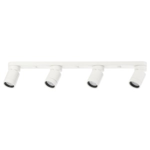 IKEA NYMÅNE Ceiling light with 4 spotlights, white, Ikea Ireland | 4386EOMAH