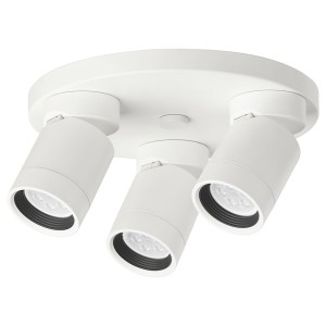 IKEA NYMÅNE ceiling spotlight with 3 lights, white, Ikea Ireland | 7894EBHPQ