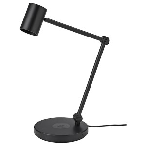IKEA NYMÅNE work lamp with wireless charging Anthracite, Ikea Ireland | 0847SNPJG
