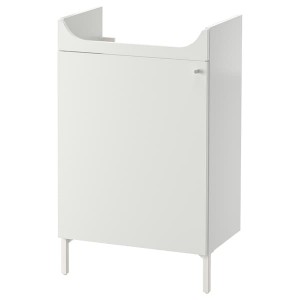 IKEA NYSJÖN sink cabinet, 19 5/8x32 5/8 in White, Ikea Ireland | 4732FKLJC