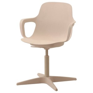 IKEA ODGER swivel chair, white/beige, Ikea Ireland | 9524EBQWT