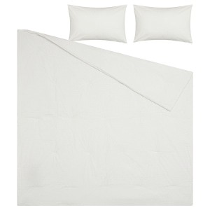 IKEA OFELIA VASS comforter set, King White, Ikea Ireland | 0492DNOKY