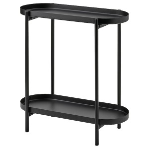 IKEA OLIVBLAD plant stand, indoor/outdoor, 22 in Black, Ikea Ireland | 6492ZRBJY