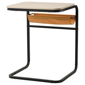 IKEA OLSERÖD side table, 20 7/8x19 5/8 in Anthracite / Birch Effect Dark Yellow, Ikea Ireland | 3894INRXY