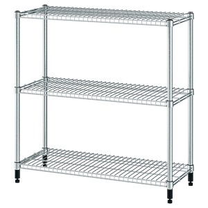 IKEA OMAR Shelf unit, galvanized, Width: 36 1/4 in, Ikea Ireland | 3821CPEZR