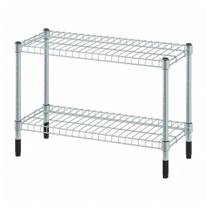 IKEA OMAR shelf unit, galvanized, 23 5/8x9 7/8x15 3/4 in, Ikea Ireland | 5342KMDAV
