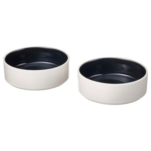 IKEA OMBONAD bowl, dark gray, 6 in, 2 pack, Ikea Ireland | 2934RYIDB