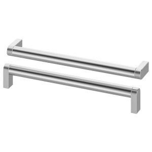 IKEA ORRNÄS handle, stainless steel color, 93/16 in, 2 pack, Ikea Ireland | 0679CTXGA