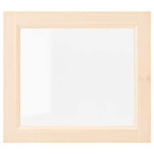 IKEA OXBERG Glass door, 15 3/4x13 3/4 in Birch Effect, Ikea Ireland | 7189NUMOD