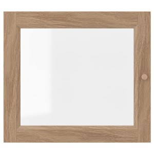 IKEA OXBERG Glass door, 15 3/4x13 3/4 in Oak Effect, Ikea Ireland | 4687GRHZN