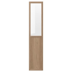 IKEA OXBERG Panel/glass door, 15 3/4x75 5/8 in Oak Effect, Ikea Ireland | 7152JFCGW