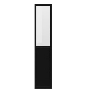 IKEA OXBERG Panel/glass door, 15 3/4x75 5/8 in Black Oak Effect, Ikea Ireland | 8573EKWIL